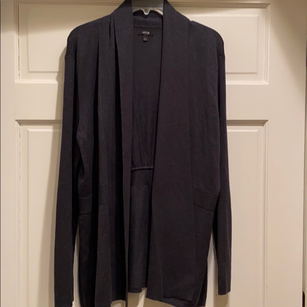 (3/$25) Apt 9- Dark forest green cardigan